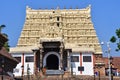 Trivandrum TiruvaÃ¡Â¹â°antapuraÃ¡Â¹Â, Kerala, India, March, 12, 2019. People walking near Shri Padmanabhaswamy temple, Trivandrum,